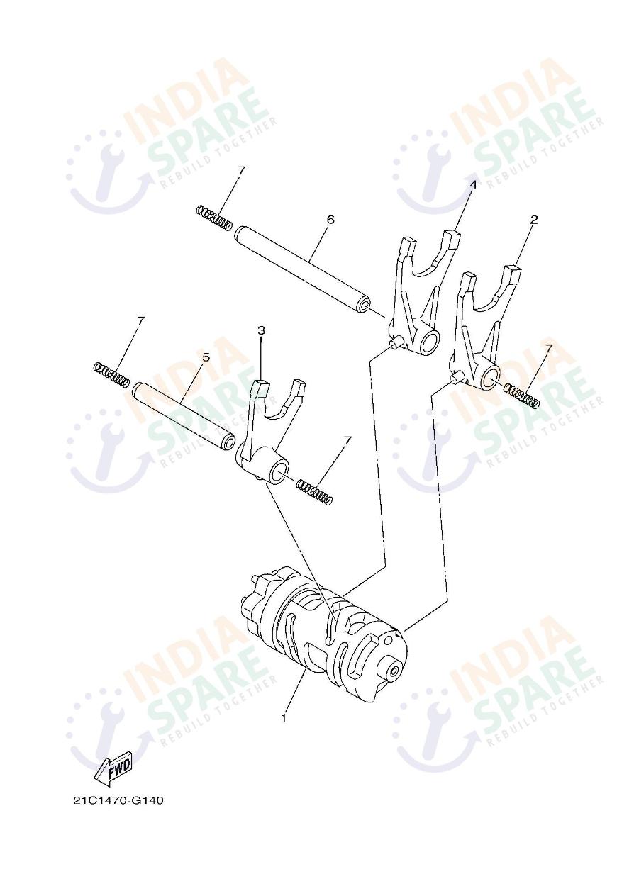 SHIFT CAM FORK